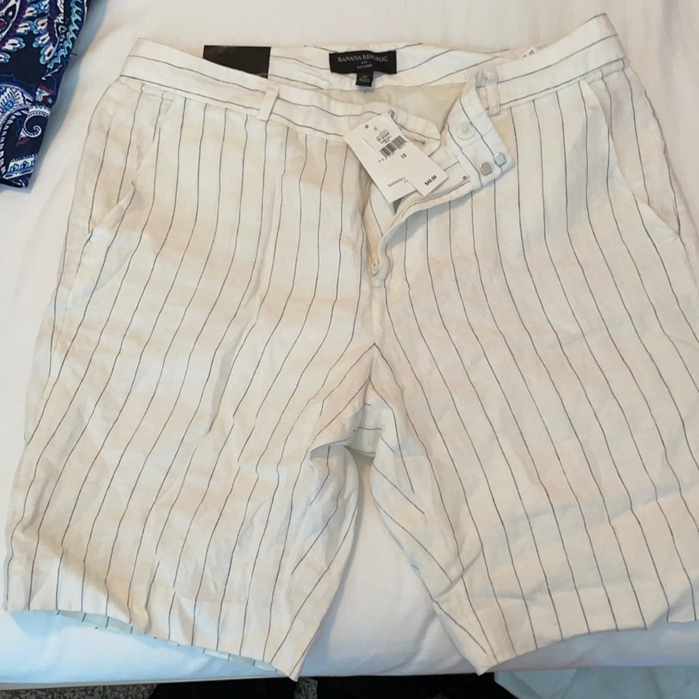 Brand new banana republic stripe shorts